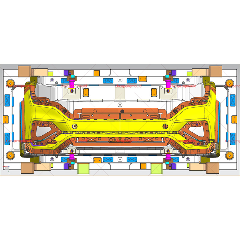 Three Kinds of Bumper Moulds for Volkswagen Touareg/Magotan/Candy Bumper Mould