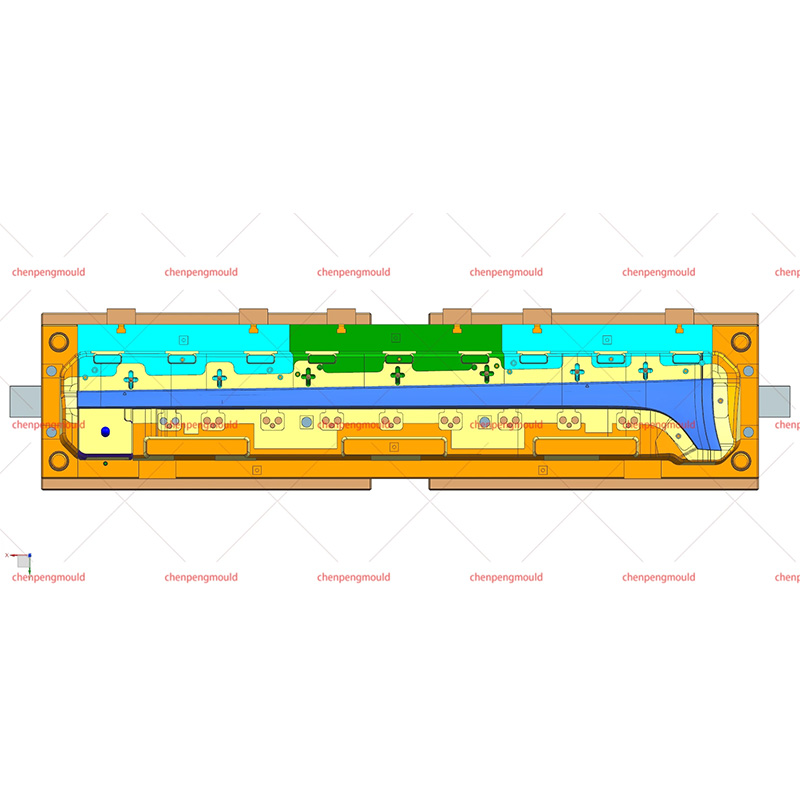 Plastic Injection Auto Mould for Audi A6 Side Beam/A3 Wheel Brow